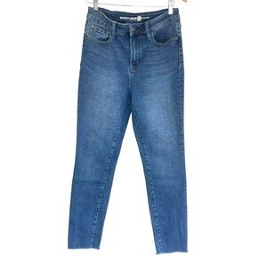 Max Studio Womens Jeans 10 Blue Indigo Dark Wash High Rise Skinny LM3180021